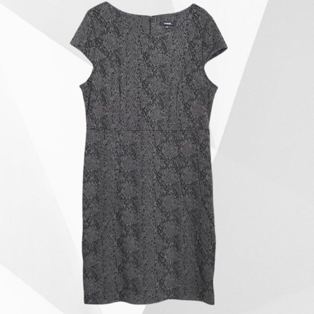 🔥 3/$16 🔥 George Grey Print Sleeveless Dress